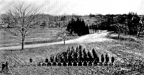 Cadets arranged to show normal curve of variability 